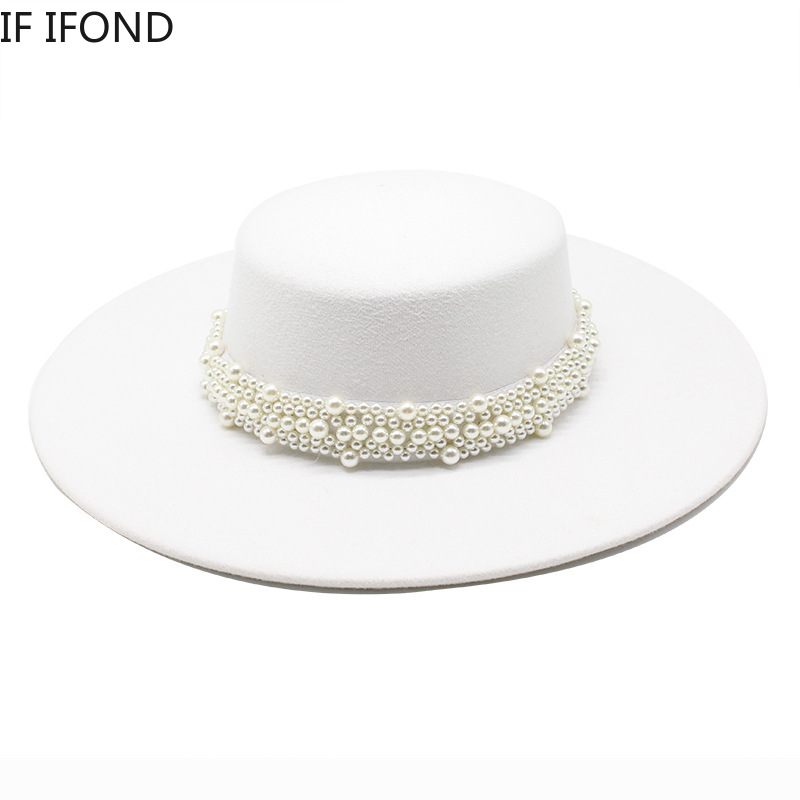 Fedora Hat Wool - Fedora Hut Für Frauen Temperament Elegante