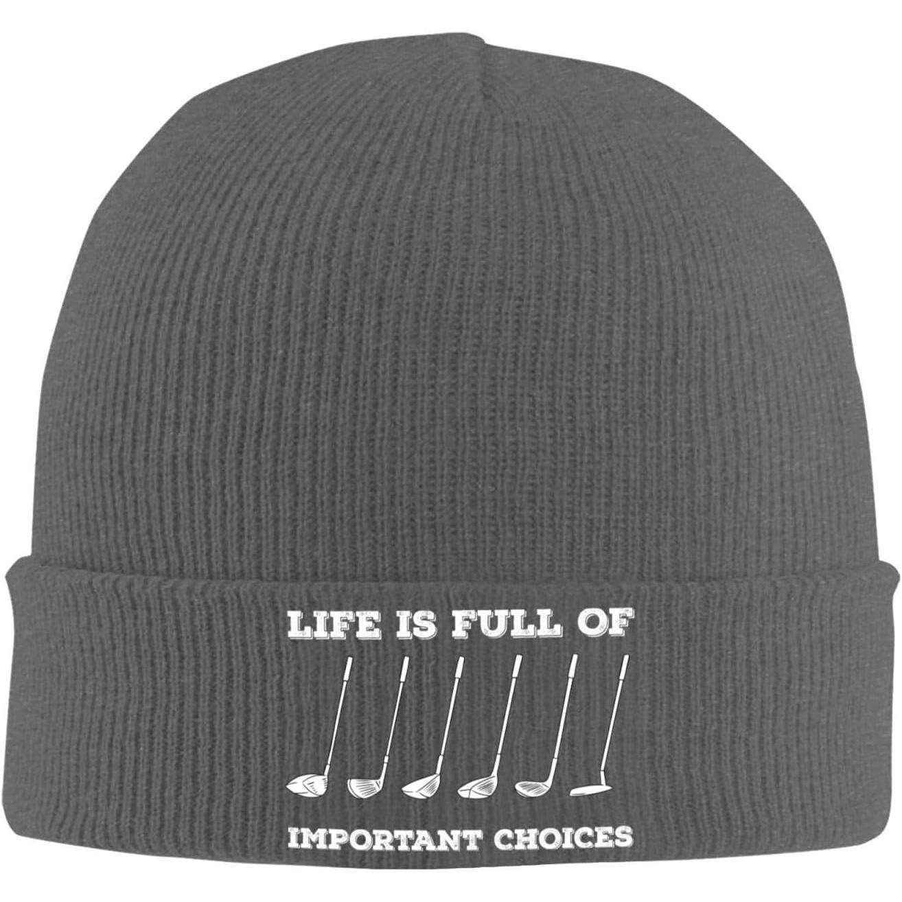 Beanie Cuffed Knit - Das Leben ist voller wichtiger Auswahl.