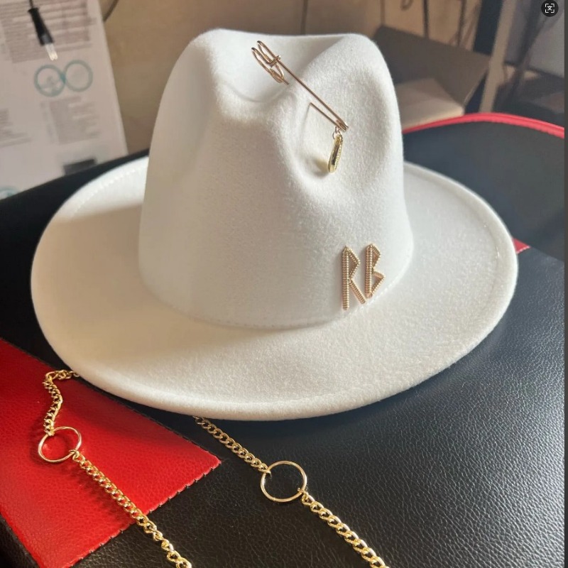 Damen-Fedora-Hut aus Wollfilz  – Fedora Hat Wool Bewertung und Preis