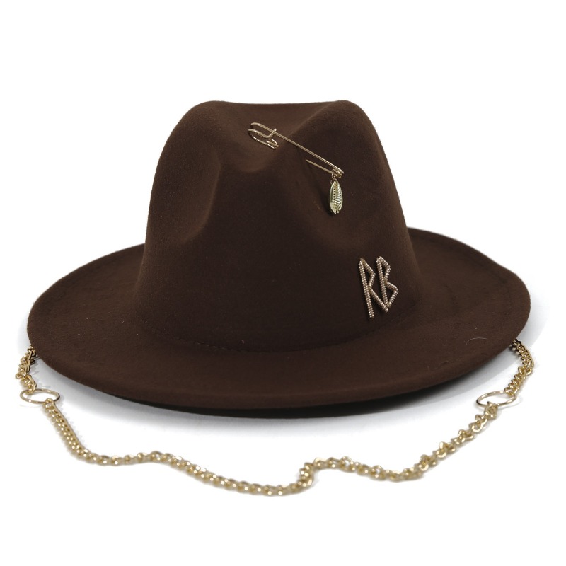 Damen-Fedora-Hut aus Wollfilz  – Fedora Hat Wool Bewertung und Preis