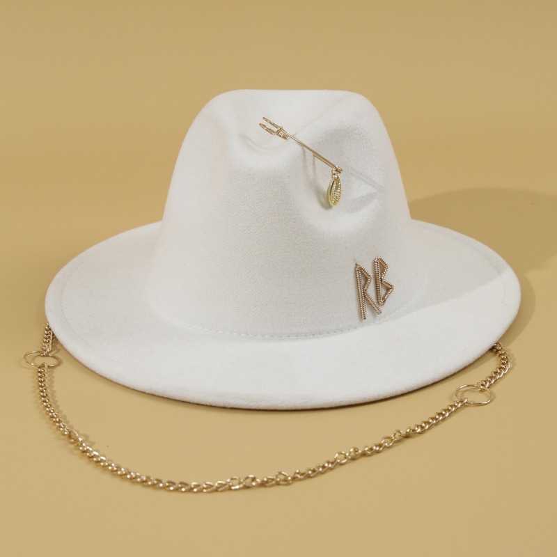 Damen-Fedora-Hut aus Wollfilz  – Fedora Hat Wool Bewertung und Preis