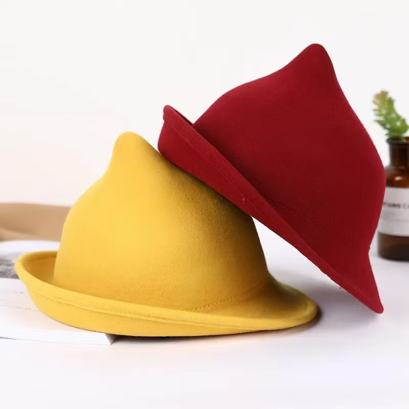 2025 100 % Wolle, moderner Hex – Fedora Hat Wool Bewertung und Preis