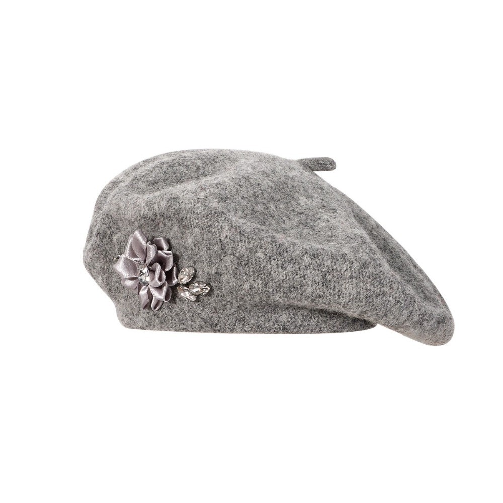 Elegante Einfarbige Woll-Baske – Beret French Wool Bewertung und Preis