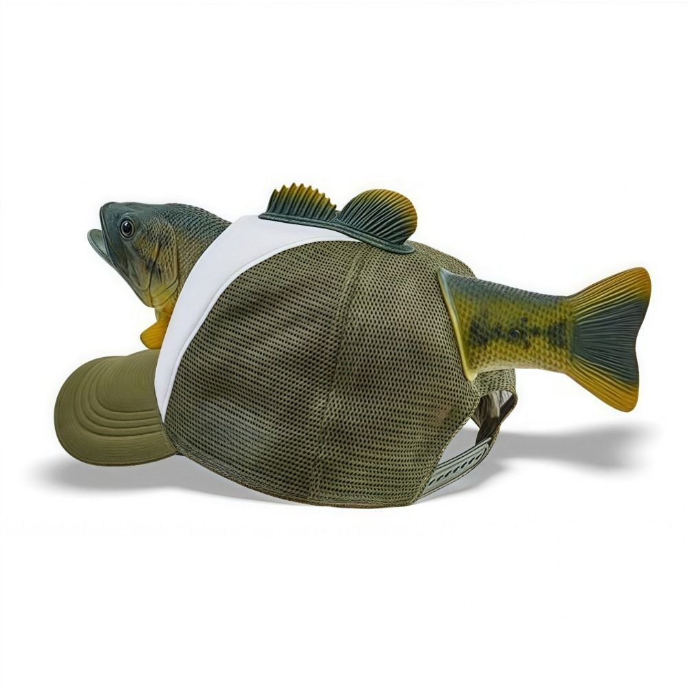 Lustige 3D-Fisch-Tier-Trucker- – Trucker Cap Mesh Bewertung und Preis