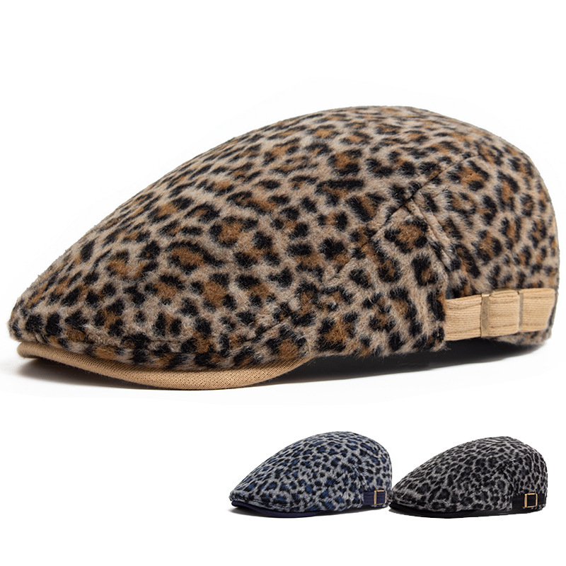 1 Stück Unisex Leopardenmuster – Newsboy Cap Ivy Bewertung und Preis