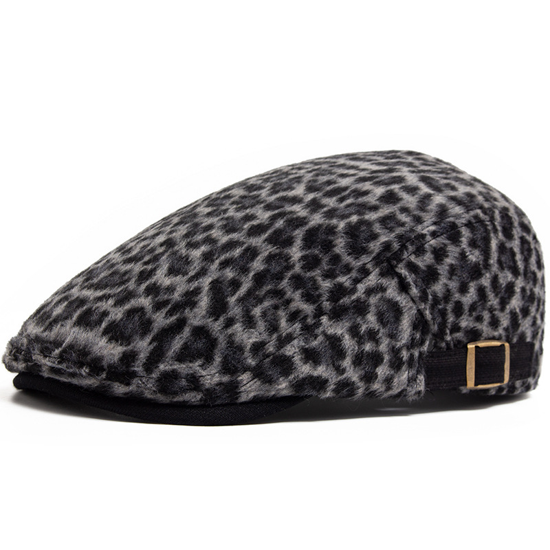 1 Stück Unisex Leopardenmuster – Newsboy Cap Ivy Bewertung und Preis