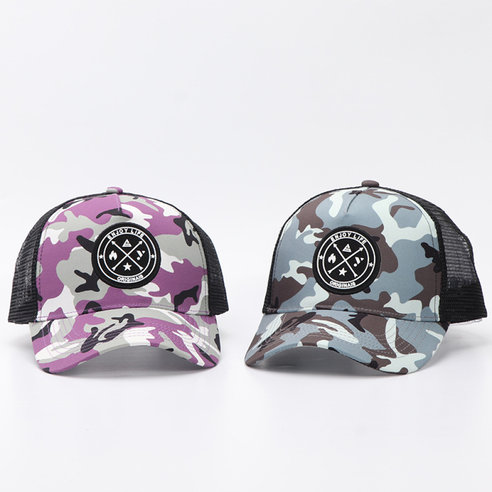 Lässige Camo-Patchwork-Mesh-Ka – Trucker Cap Mesh Bewertung und Preis