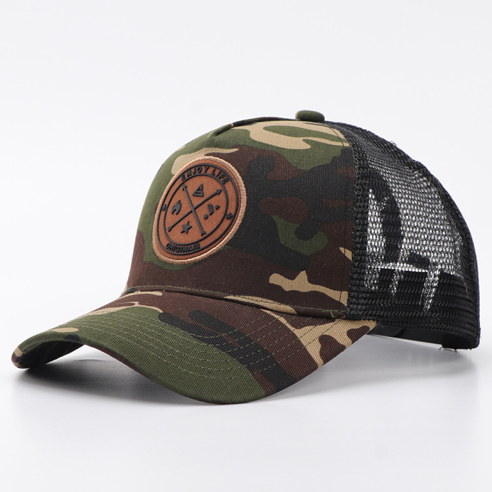 Lässige Camo-Patchwork-Mesh-Ka – Trucker Cap Mesh Bewertung und Preis