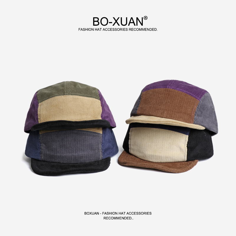 Retro-Baseballkappen aus Cord  – Corduroy Cap 5 Panel Bewertung und Preis