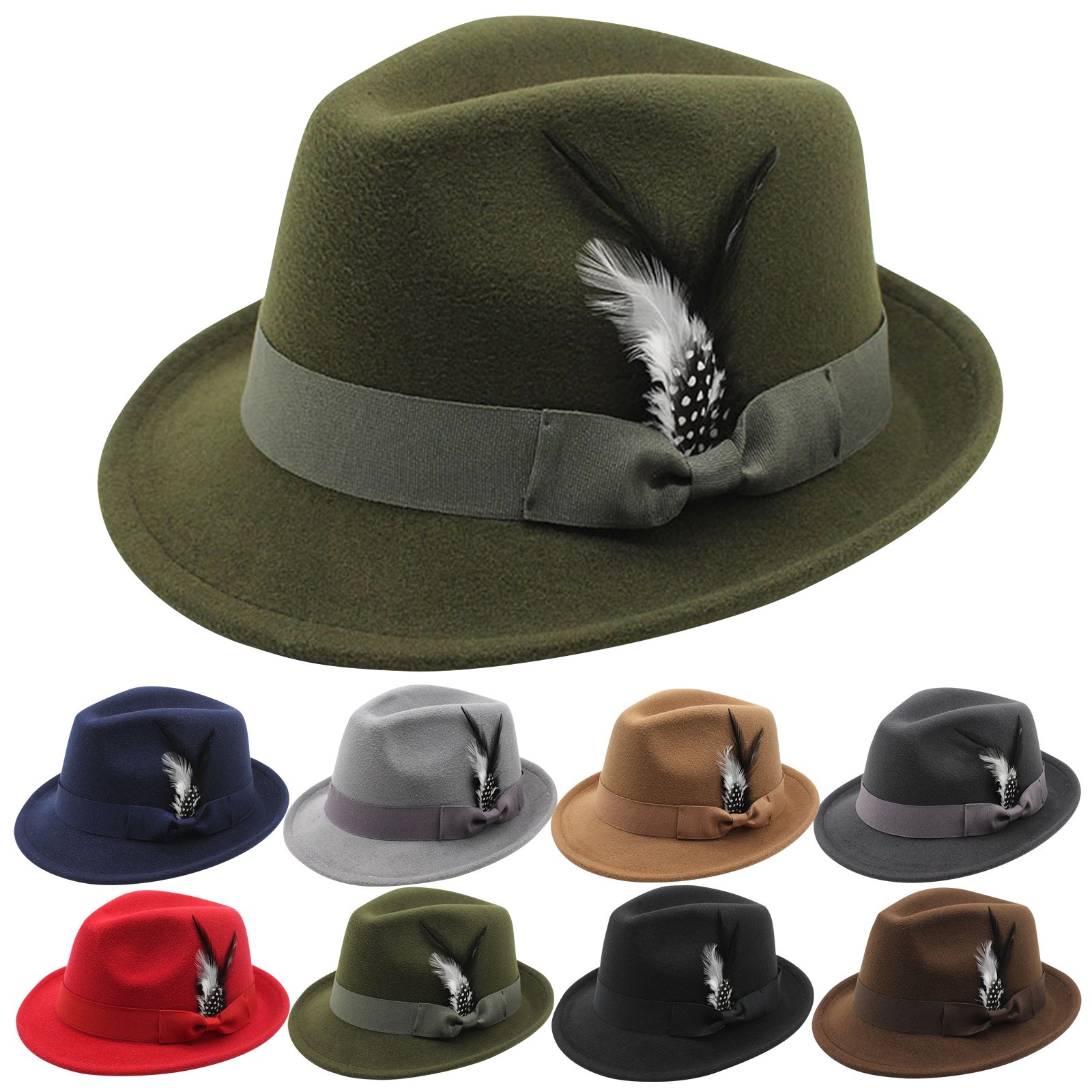 Vintage Fedora Hut Damen Herre – Fedora Hat Wool Bewertung und Preis