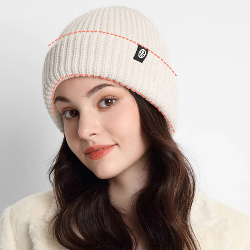 Solide Strickmütze für Männer  – Beanie Cuffed Knit Bewertung und Preis