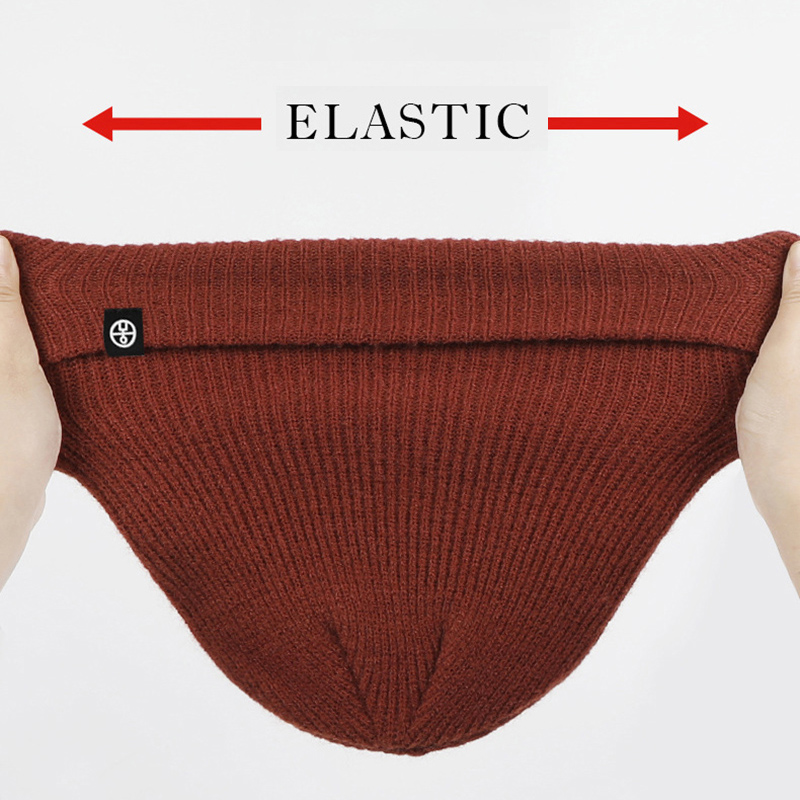 Solide Strickmütze für Männer  – Beanie Cuffed Knit Bewertung und Preis