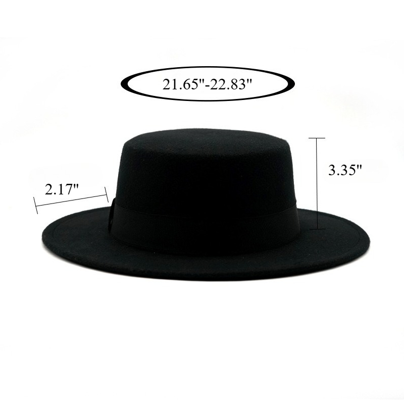 Flacher Woll-Fedora-Hut mit sc – Fedora Hat Wool Bewertung und Preis