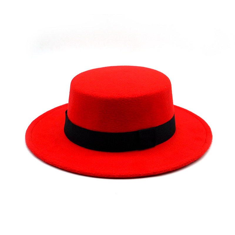 Flacher Woll-Fedora-Hut mit sc – Fedora Hat Wool Bewertung und Preis