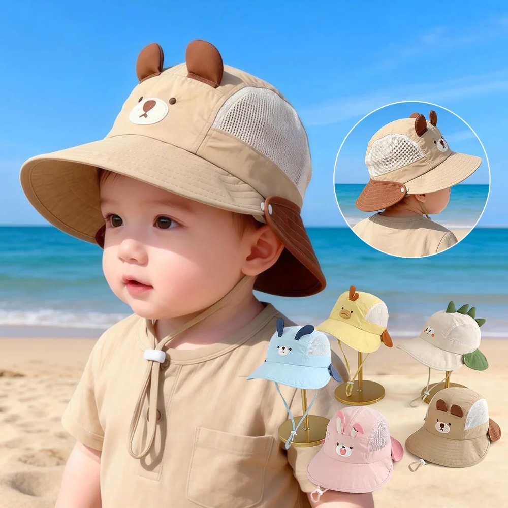 Niedlicher Cartoon-Baby-Strand – Visor Sun Hat Bewertung und Preis