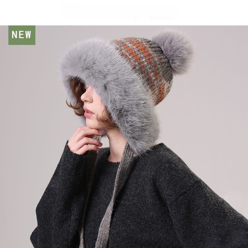 Damen Flauschige Strick-Trappe – Trapper Hat Ear Flap Bewertung und Preis